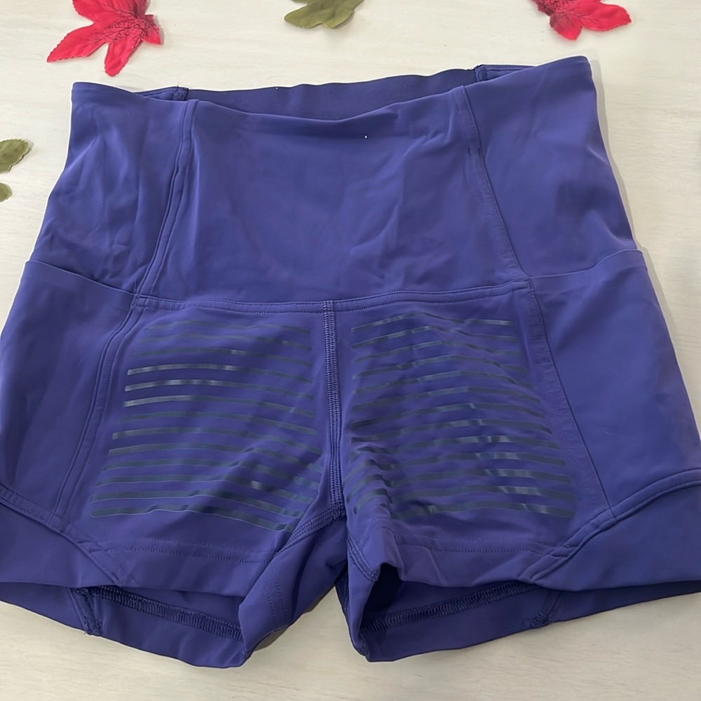 lululemon athletica Deep Purple High-Waist Bike Shorts